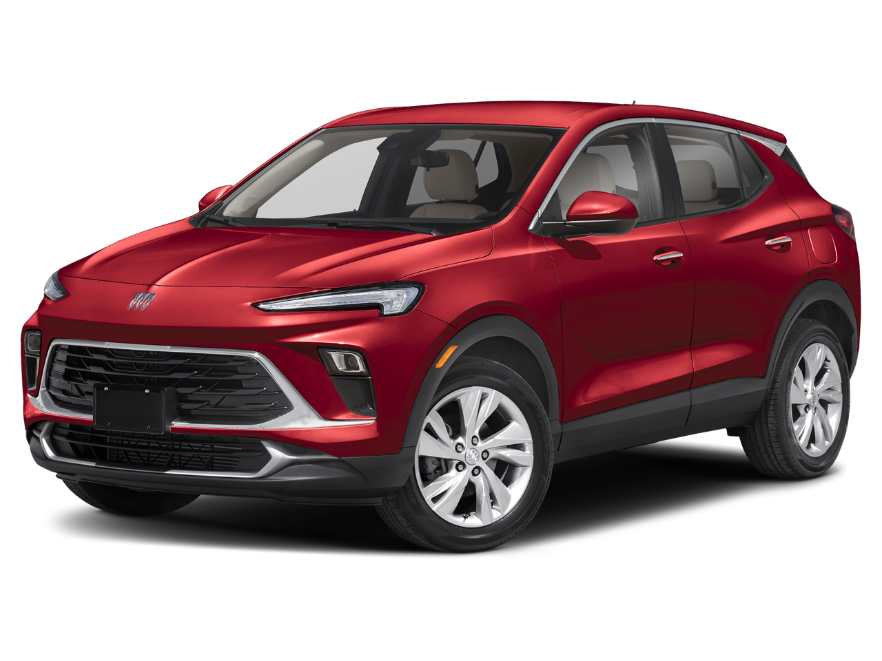 2024 Buick Encore GX Preferred in Cinnabar Metallic — front three-quarter view
