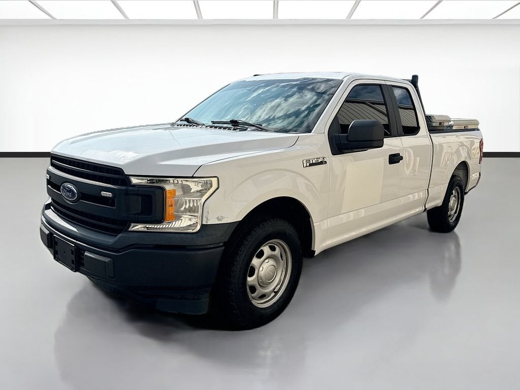 2019 Ford F-150 XL in White — front three-quarter view