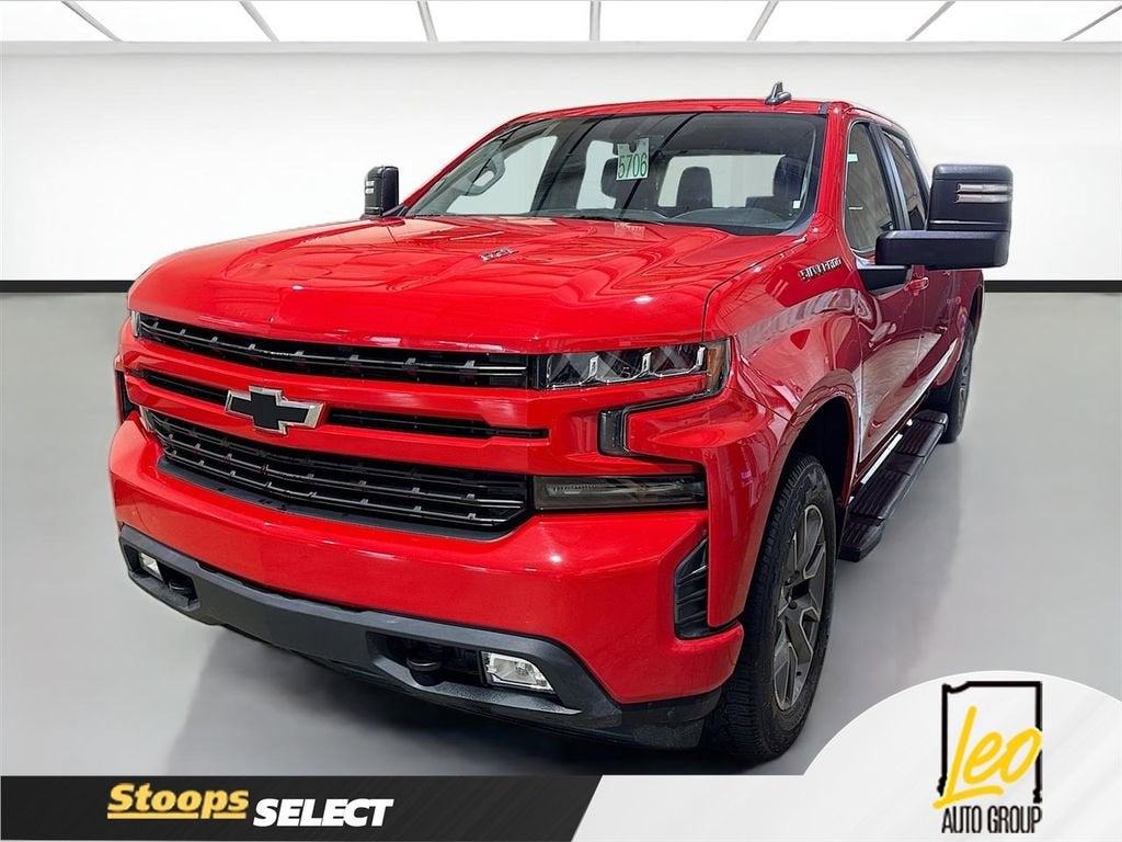 2021 Chevrolet Silverado 1500 RST in Red — front three-quarter view