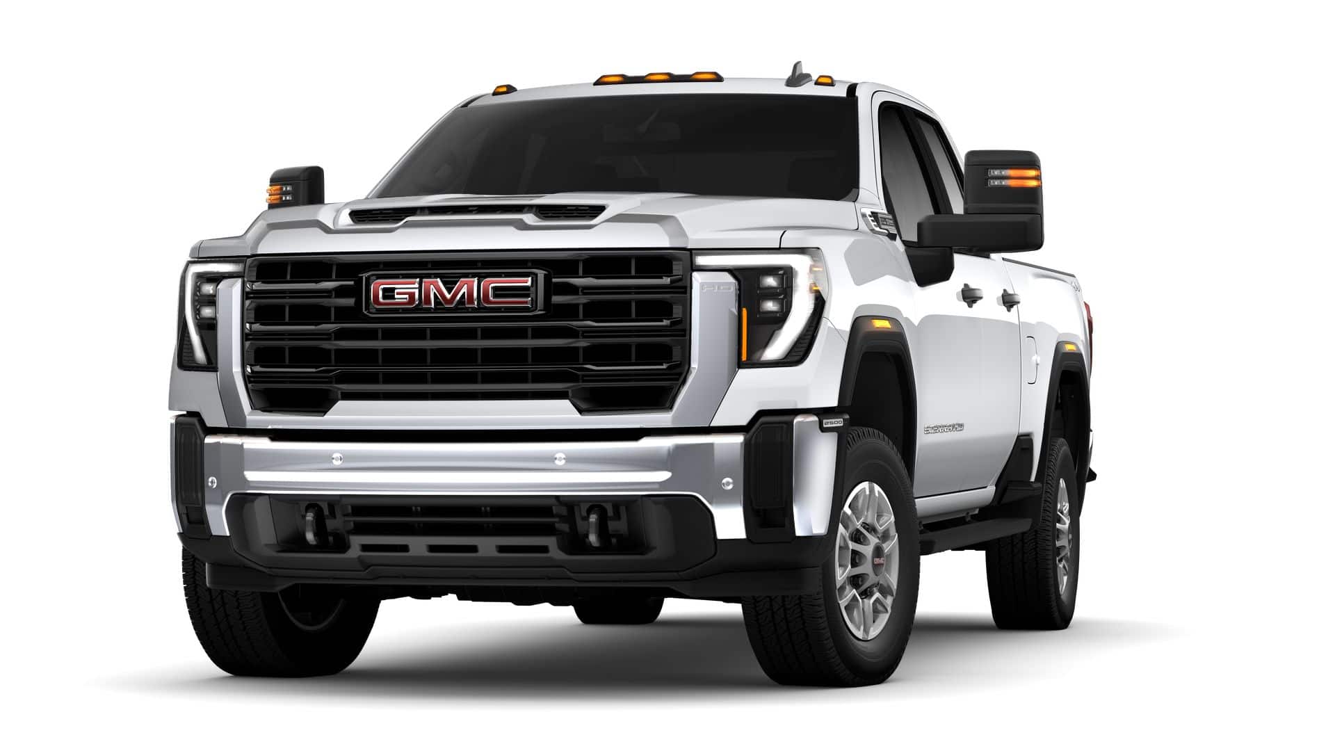 2026 GMC Sierra 2500 HD Pro in Summit White — front three-quarter view