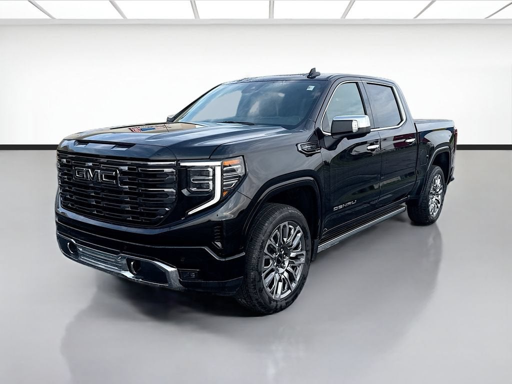 2026 GMC Sierra 1500 Denali Ultimate in Onyx Black — front three-quarter view