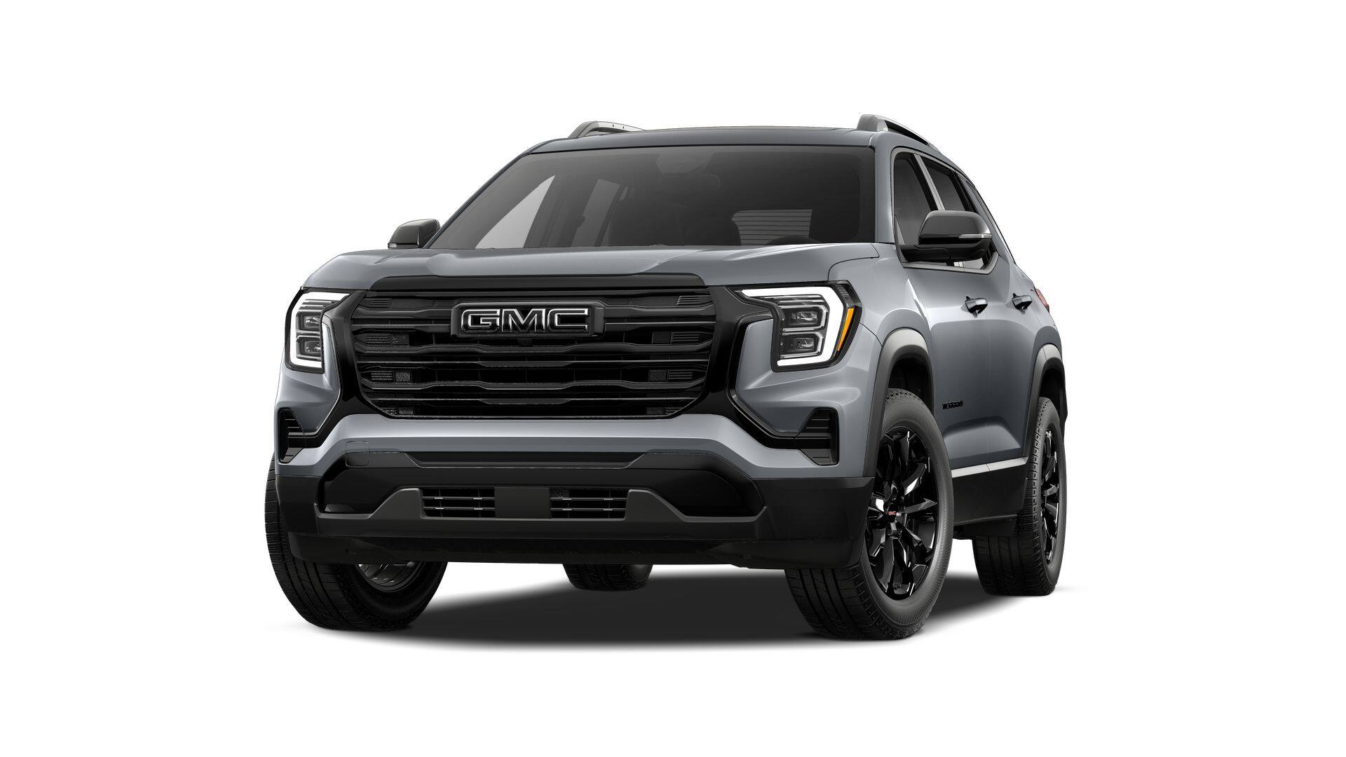 2027 GMC Terrain FWD Elevation in Sterling Metallic — front three-quarter view