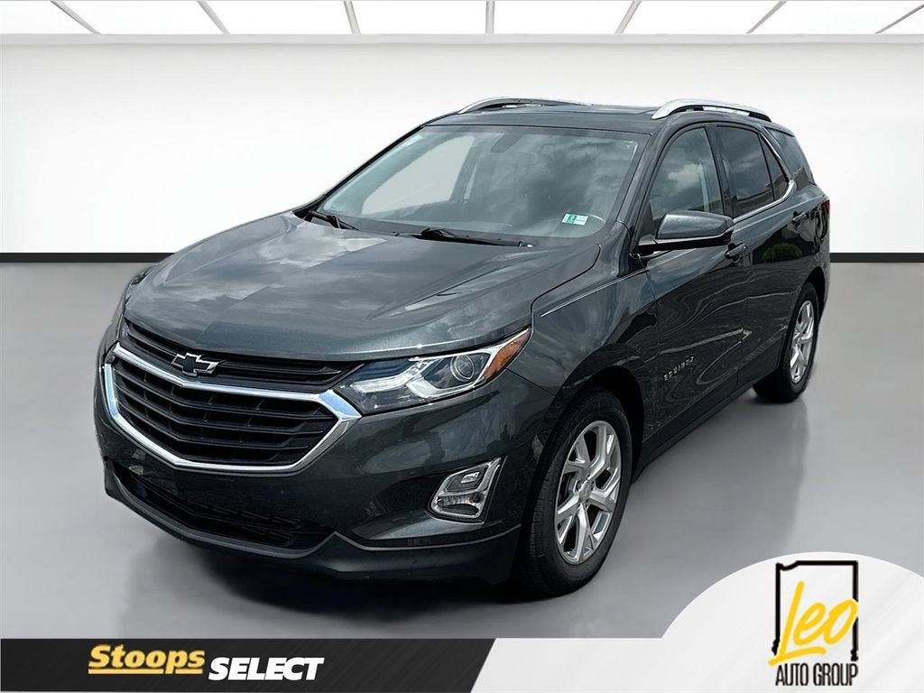 2019 Chevrolet Equinox LT in Nightfall Gray Metallic — front three-quarter view