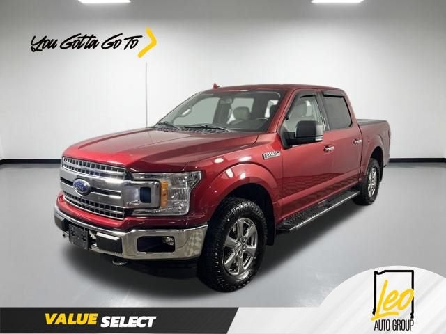 2018 Ford F-150 XLT in Red — front three-quarter view