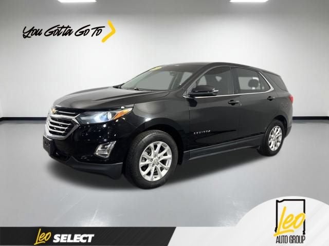 2019 Chevrolet Equinox LT in Mosaic Black Metallic — front three-quarter view