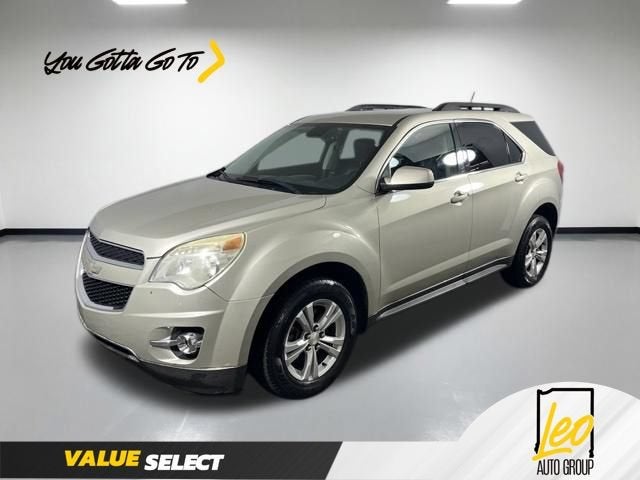 2013 Chevrolet Equinox LT in Champagne Silver Metallic — front three-quarter view
