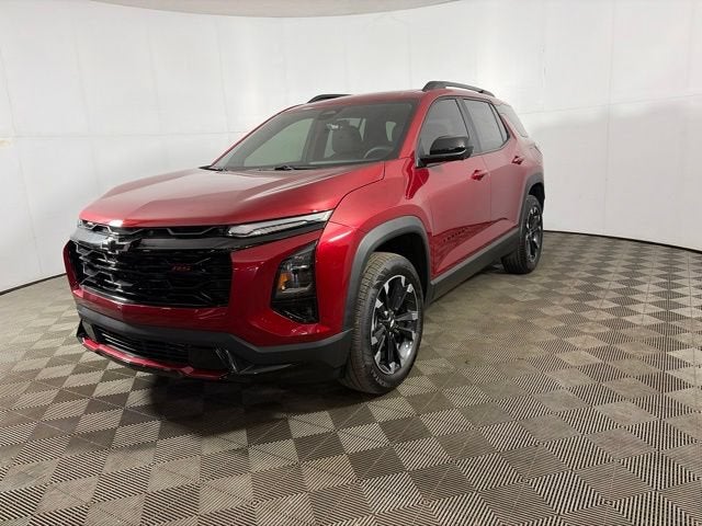 2026 Chevrolet Equinox RS in Radiant Red Tintcoat — front three-quarter view