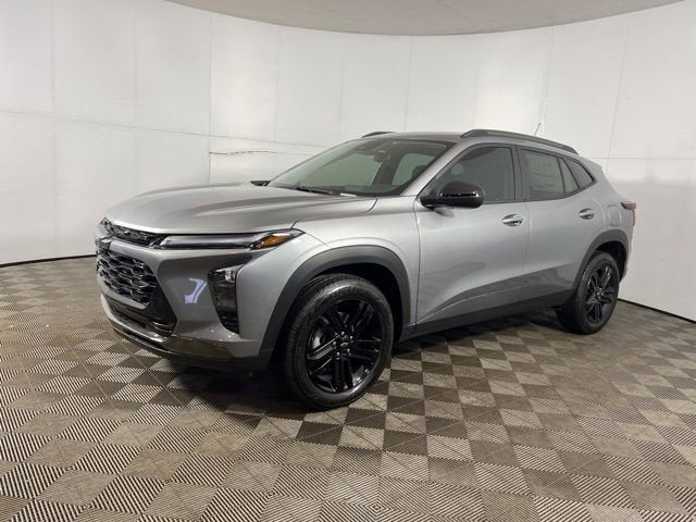 2026 Chevrolet Trax ACTIV in Sterling Gray Metallic — front three-quarter view