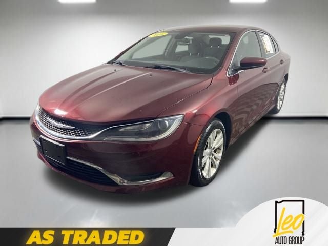 2016 Chrysler 200 Limited in Velvet Red Pearlcoat — front three-quarter view