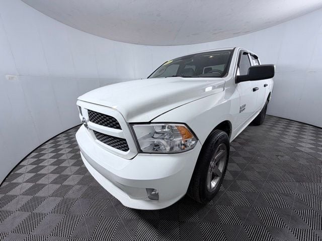2017 RAM 1500 Express in Bright White Clearcoat — front three-quarter view