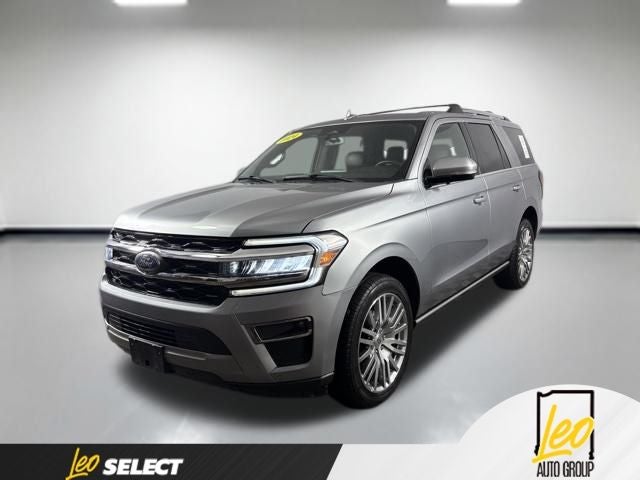 2024 Ford Expedition Limited in Silver Metallic — front three-quarter view
