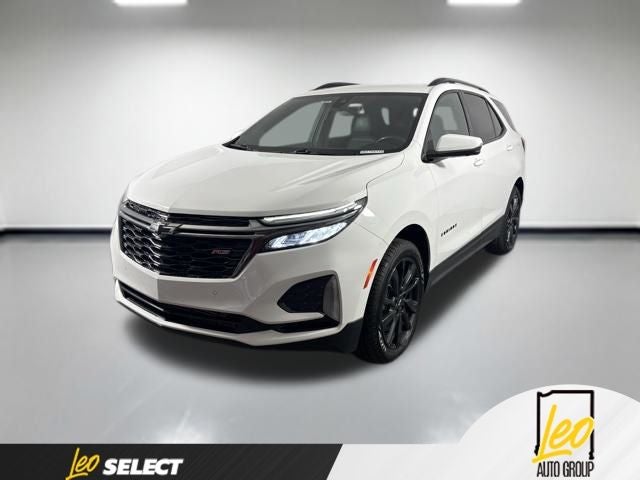 2022 Chevrolet Equinox RS in Summit White — front three-quarter view