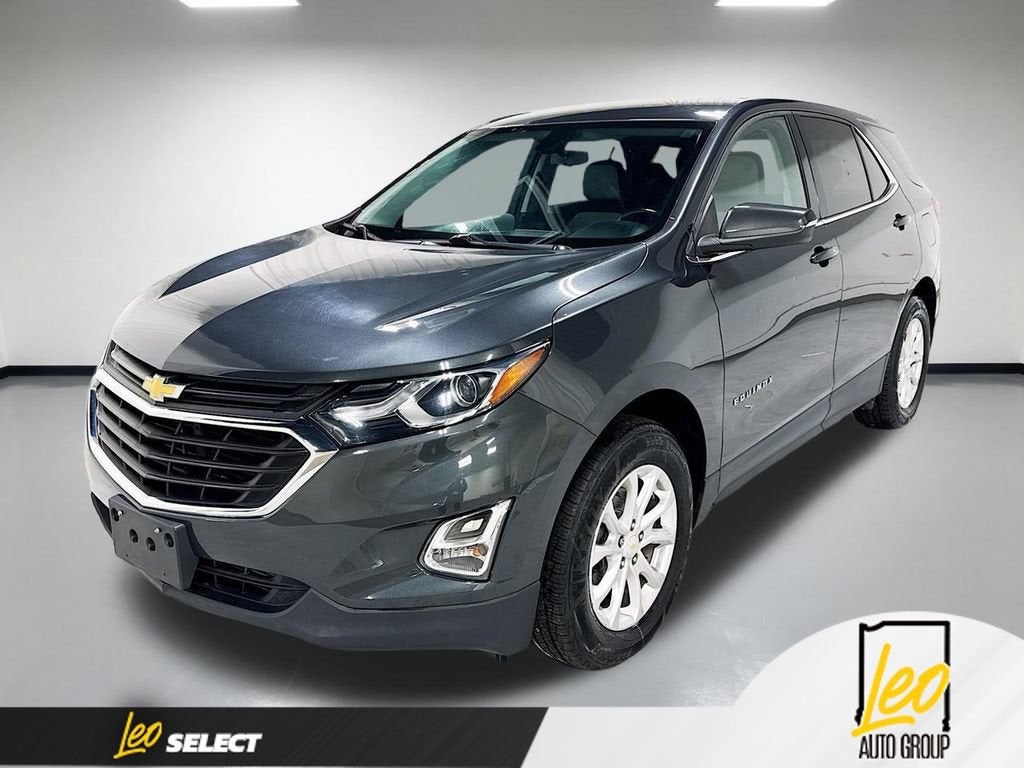 2019 Chevrolet Equinox LT in Nightfall Gray Metallic — front three-quarter view