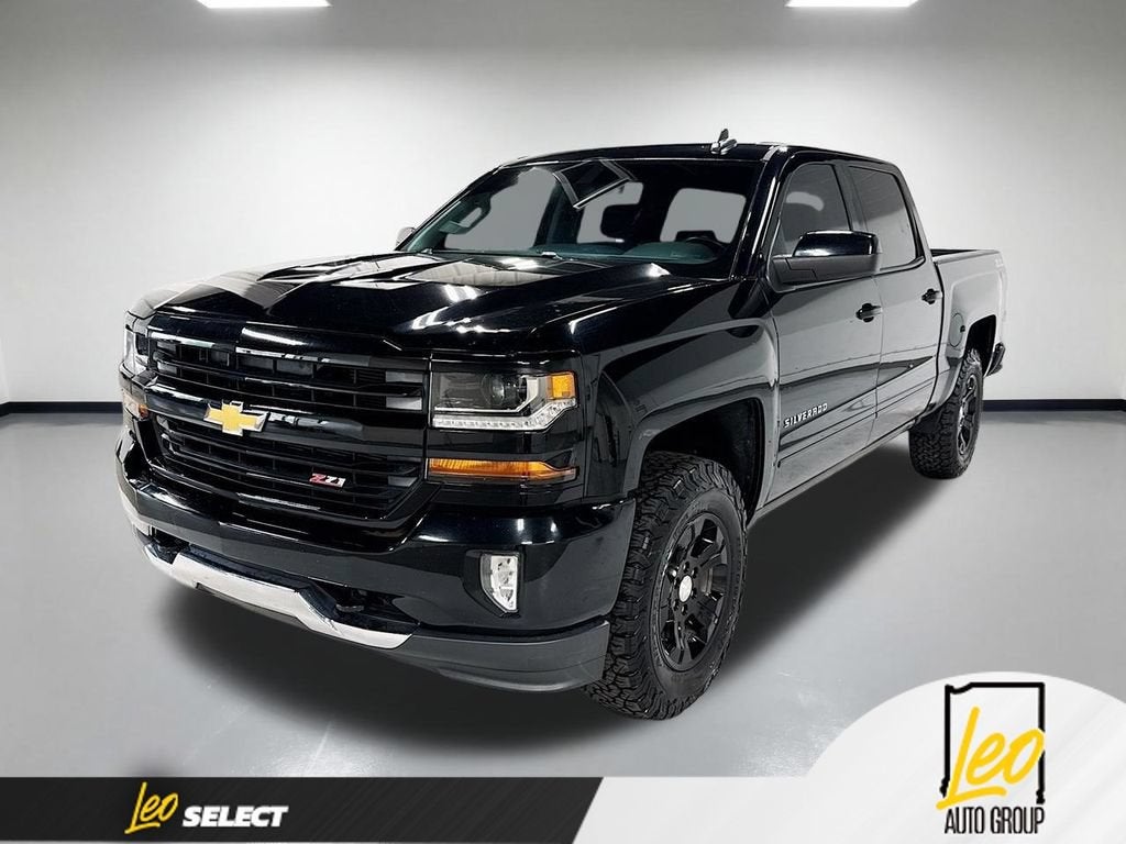 2016 Chevrolet Silverado 1500 LT in Black — front three-quarter view