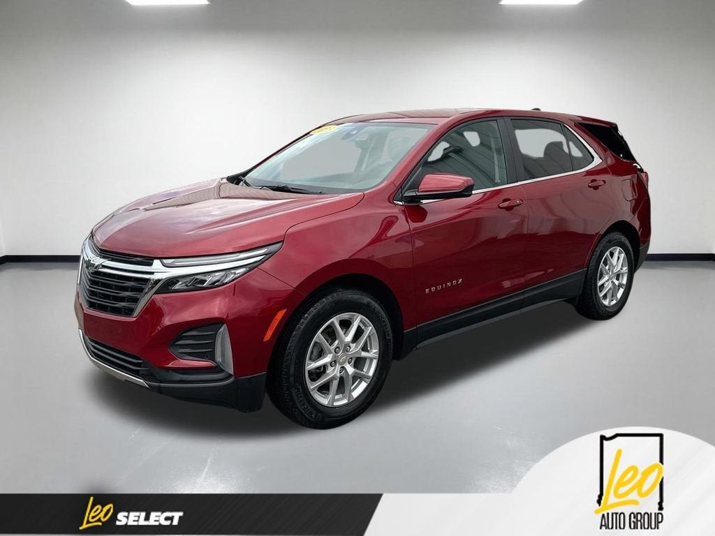 2023 Chevrolet Equinox LT in Radiant Red Tintcoat — front three-quarter view