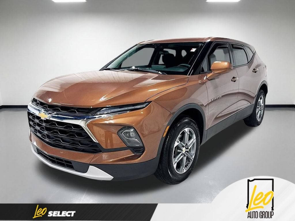 2023 Chevrolet Blazer 2LT in Copper Bronze Metallic — front three-quarter view