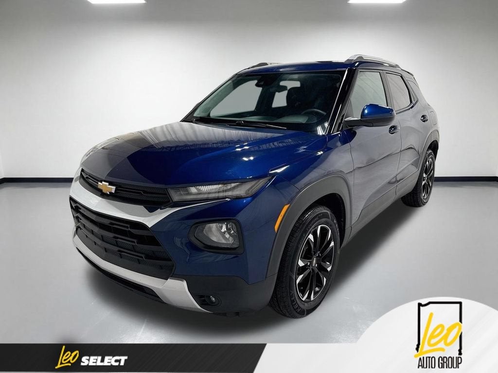 2023 Chevrolet Trailblazer LT in Blue Glow Metallic — front three-quarter view
