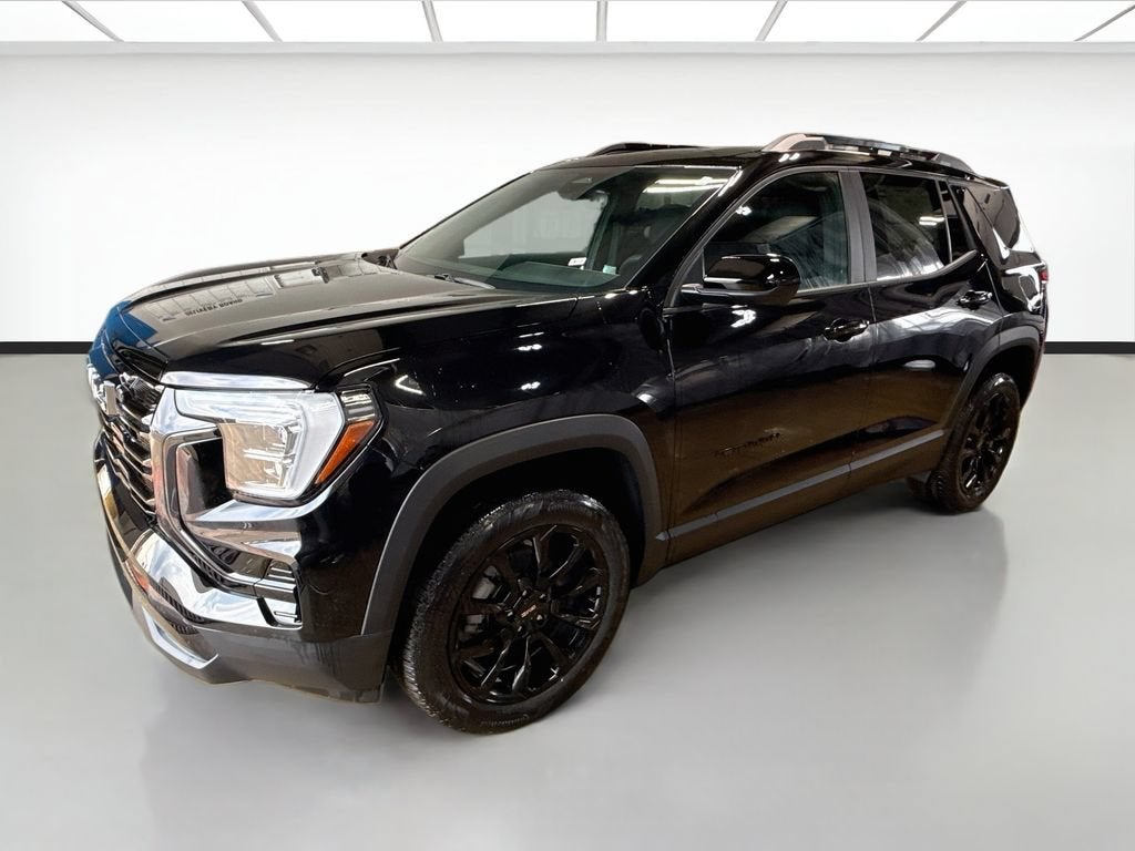 2027 GMC Terrain FWD Elevation in Ebony Twilight Metallic — front three-quarter view