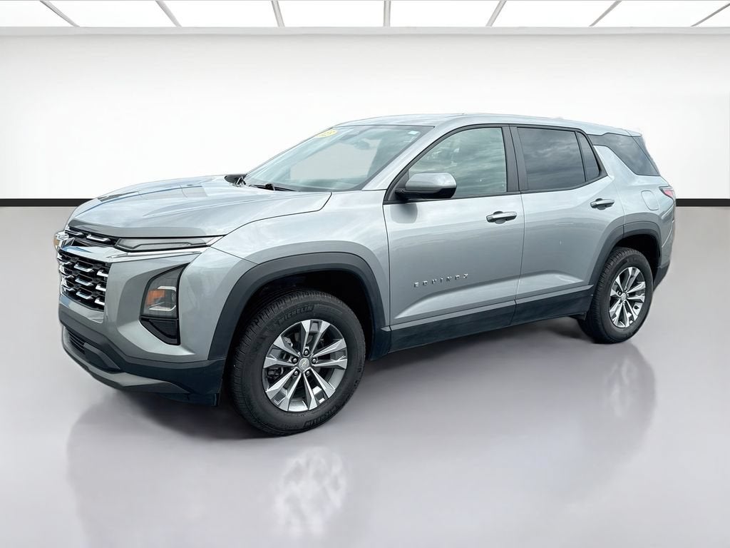 2025 Chevrolet Equinox LT in Sterling Gray Metallic — front three-quarter view